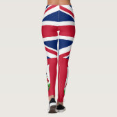 Patriottische Bermudavlag Leggings (Achterkant)