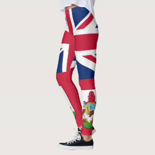 Patriottische Bermudavlag Leggings