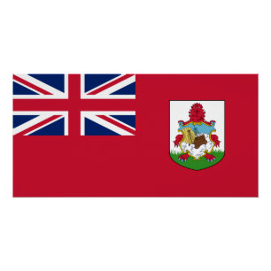 Patriottische Bermudavlag Perfect Poster