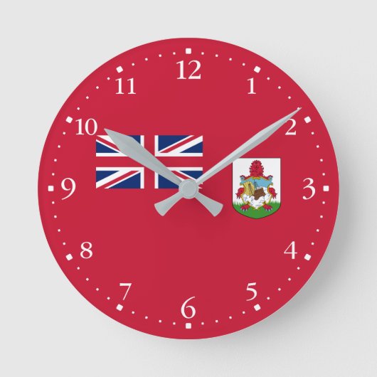 Patriottische Bermudavlag Ronde Klok (Voorkant)