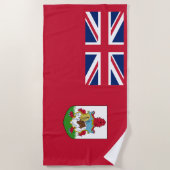 Patriottische Bermudavlag Strandlaken (Voorkant)