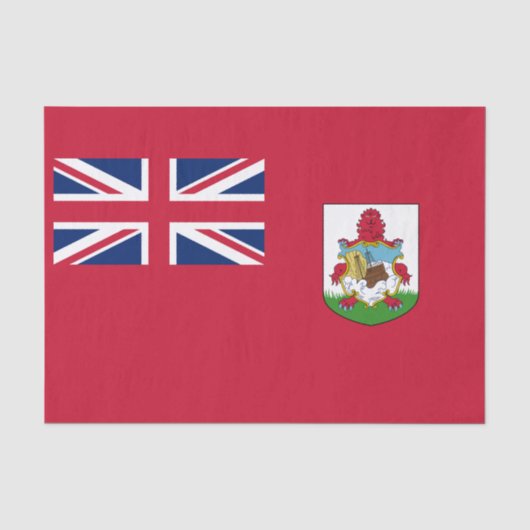 Patriottische Bermudavlag Tissuepapier (Voorkant)