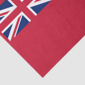 Patriottische Bermudavlag Tissuepapier (Detail)