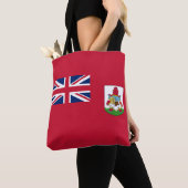 Patriottische Bermudavlag Tote Bag (Dichtbij)