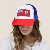 Patriottische Bermudavlag Trucker Pet (In situ)