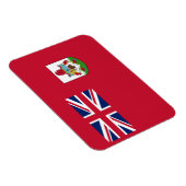 Patriottische Bermudavlagmagneet Magneet (Rechterzijde)