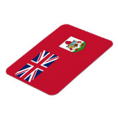 Patriottische Bermudavlagmagneet Magneet (Linkerzijde)