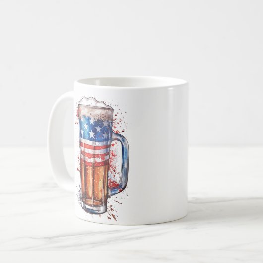 Patriottische Bier Mok (Voorkant links)