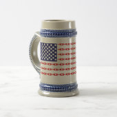 Patriottische bierflessen bierpul (Voorkant links)