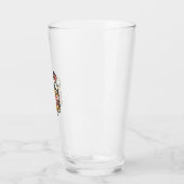 Patriottische Biermok Vintage Vector Design_1 Glas (Links)