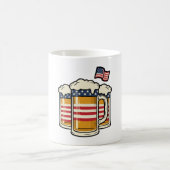 Patriottische Biermok Vintage Vector Design_1 Koffiemok (Center)