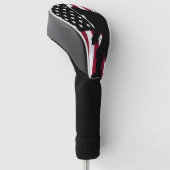 Patriottische Bigfoot Golfheadcover (Schuin)