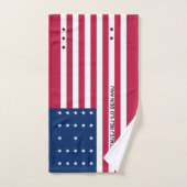 Patriottische Bikini-atol Vlag Bad Handdoek (Handdoek)