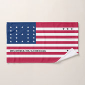Patriottische Bikini-atol Vlag Bad Handdoek (Handdoek)