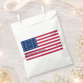 Patriottische Bikini-atol Vlag Bedankzakje (Geknipt)