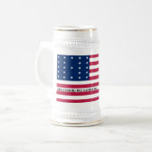 Patriottische Bikini-atol Vlag Bierpul (Voorkant links)