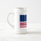 Patriottische Bikini-atol Vlag Bierpul (Links)