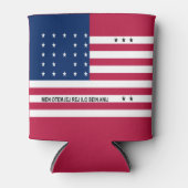 Patriottische Bikini-atol Vlag Blikjeskoeler (Voorkant)