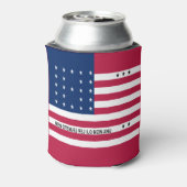 Patriottische Bikini-atol Vlag Blikjeskoeler (Blikje Achterkant)