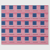 Patriottische Bikini-atol Vlag Cadeaupapier (Vlak)