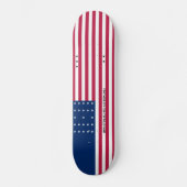 Patriottische Bikini-atol vlag Persoonlijk Skateboard (Voorkant)