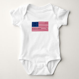 Patriottische Bikini-atol vlag Romper