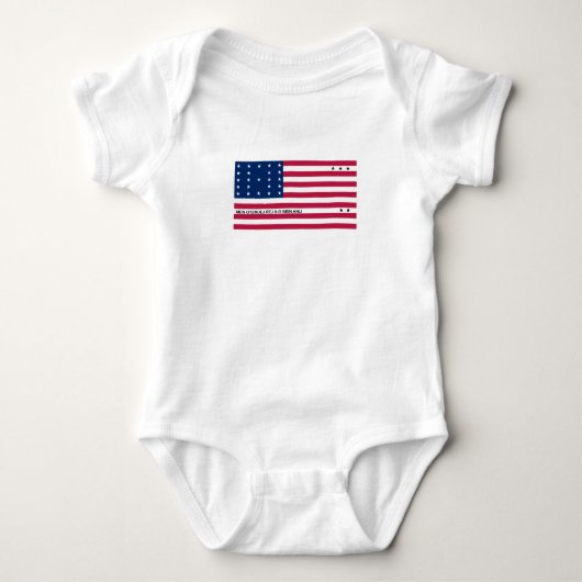 Patriottische Bikini-atol vlag Romper (Voorkant)