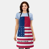 Patriottische Bikini-atol Vlag Schort (Gedragen)