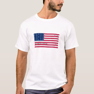 Patriottische Bikini-atol Vlag T-shirt