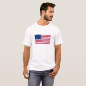 Patriottische Bikini-atol vlag T-shirt (Voorkant volledig)