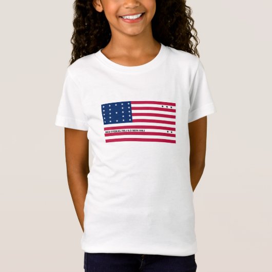 Patriottische Bikini-atol vlag T-shirt (Voorkant)