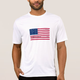 Patriottische Bikini-atol vlag T-shirt