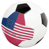 Patriottische Bikini-atol Vlag Voetbal (Drie kwart)