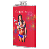 Patriottische Bikini Fitness Model Thunder_Cove Heupfles (Links)