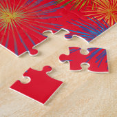 Patriottische Bikini Fitness Model Thunder_Cove Legpuzzel (Zijkant)