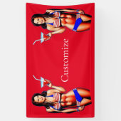 Patriottische Bikini Fitness Model Thunder_Cove Spandoek (Verticaal)