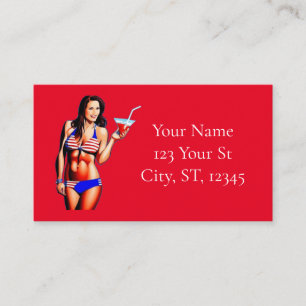 Patriottische Bikini Fitness Model Thunder_Cove Visitekaartje