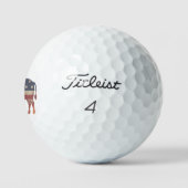 Patriottische Bizon Golfballen (Logo)