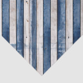 Patriottische blau gestreepte houtlook tissuepapier (Detail)