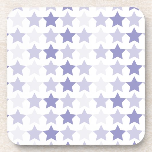 Patriottische Blauwe Ombre Sterren Bier Onderzetter (Voorkant)