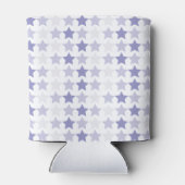 Patriottische Blauwe Ombre Sterren Blikjeskoeler (Achterkant)