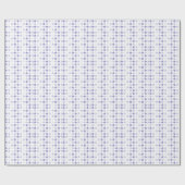 Patriottische Blauwe Ombre Sterren Cadeaupapier (Vlak)