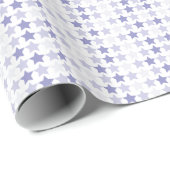 Patriottische Blauwe Ombre Sterren Cadeaupapier (Rol Hoek)