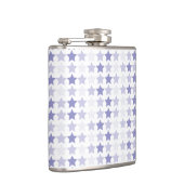 Patriottische Blauwe Ombre Sterren Heupfles (Rechts)