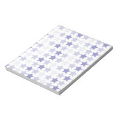 Patriottische Blauwe Ombre Sterren Notitieblok (Linkerzijde)