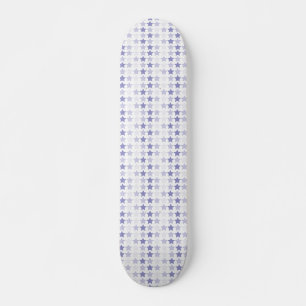 Patriottische Blauwe Ombre Sterren Persoonlijk Skateboard