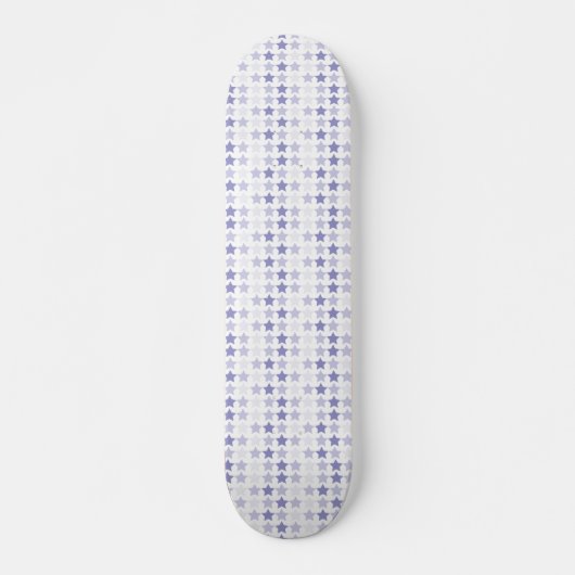 Patriottische Blauwe Ombre Sterren Persoonlijk Skateboard (Voorkant)