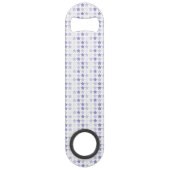 Patriottische Blauwe Ombre Sterren Speed Flessenopener (Achterkant)