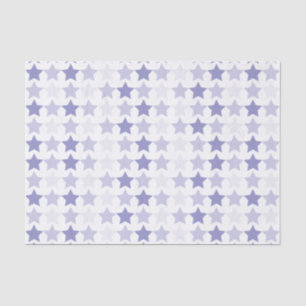 Patriottische Blauwe Ombre Sterren Tissuepapier