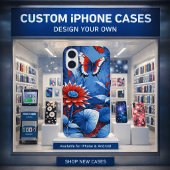 Patriottische bloei en vlinderdromenlandschap Case-Mate iPhone case